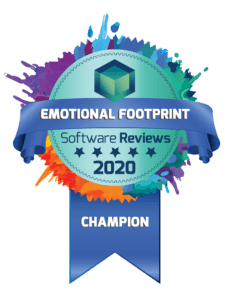 SoftwareReviews Emotional Footprint Champion for 2020