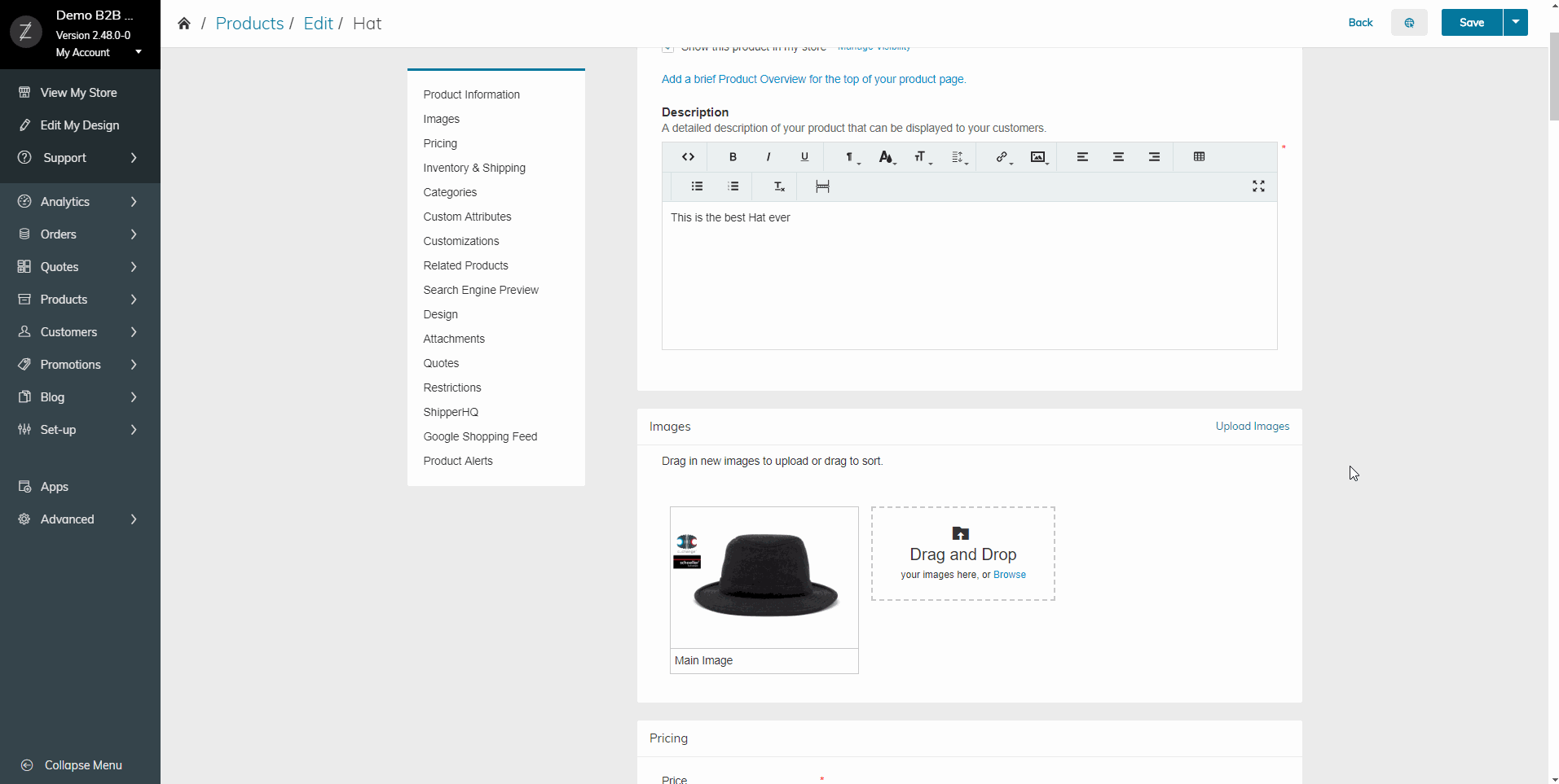 Image Rotation in admin