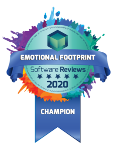 SoftwareReviews Emotional Footprint Champion for 2020