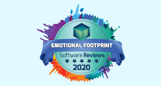Software Reviews 2020 Ecommerce Emotional Footprint Champion