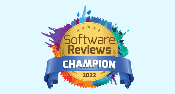 Software Reviews 2022 Champion award
