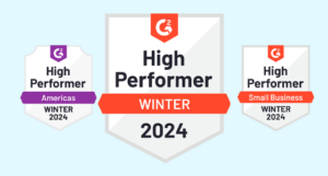 G2 Awards Zoey Badges in Winter 2024 Report