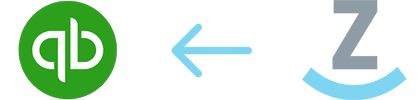 Zoey to QuickBooks Online data flow